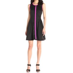 Betsey Johnson Scuba Zip Front Dress